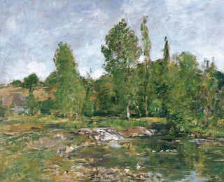 Saint-Cénery og dammen - Eugène Boudin — visning af kunstværket