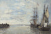 Sortie de port - Eugène Boudin — visning af kunstværket