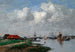 La rivière Escaut à Anvers - Eugène Boudin — visning af kunstværket
