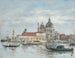 Venise, La Salute, Toldboden - Eugène Boudin — visning af kunstværket