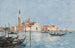 Venedig, San Giorgio Kirke - Eugène Boudin — visning af kunstværket