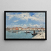 Venise set fra San Giorgio - Eugène Boudin — indrammet kunstværk på væggen