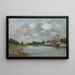 Vue du port de Saint-Valery-sur-Somme - Eugène Boudin — indrammet kunstværk på væggen