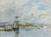 Vue du port d'Antibes, le quai le matin - Eugène Boudin — visning af kunstværket