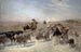 La Descente des troupeaux - Eugène Burnand — visning af kunstværket