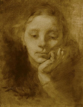 Eugne Carriere - Tte de femme.webp