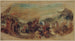 Attila, efterfulgt af sine barbarer, tramper Italien og Kunst på fødderne - Eugène Delacroix — visning af kunstværket