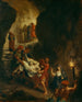 Kristus båret til gravpladsen - Eugène Delacroix — visning af kunstværket