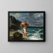 Démosthène på kysten - Eugène Delacroix — indrammet kunstværk på væggen