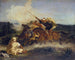 Arabisk fantasi - Eugène Delacroix — visning af kunstværket