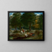 Cavaliers grecs se reposant dans la forêt - Eugène Delacroix — indrammet kunstværk på væggen