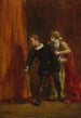Hamlet og hans mor - Eugène Delacroix — visning af kunstværket