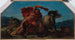 Hercules, der dræber centauren Nessus - Eugène Delacroix — visning af kunstværket