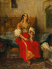 Jødiske Maleri af Tanger i festdragt - Eugène Delacroix — visning af kunstværket