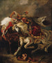 Le Combat du Giaour et du Pacha - Eugène Delacroix — visning af kunstværket