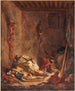 Le corps de garde à Meknès - Eugène Delacroix — visning af kunstværket