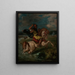 Cavalier marocain traversant un gué - Eugène Delacroix — indrammet kunstværk på væggen