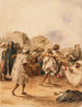 "De vandrende spillere" - Eugène Delacroix — visning af kunstværket