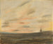 Studie af himlen frpillon - Eugène Delacroix — visning af kunstværket