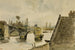 Le vieux pont à Nantes - Eugène Delacroix — visning af kunstværket