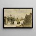 Le vieux pont à Nantes - Eugène Delacroix — indrammet kunstværk på væggen