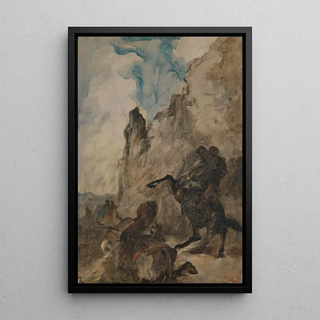 Eugne Fromentin - Lion hunting.webp