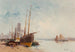 Både i havnen - Eugène Galien-Laloue — visning af kunstværket