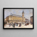 Gare de Lyon - Eugène Galien-Laloue — indrammet kunstværk på væggen