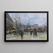 La Gare de l'Est - Eugène Galien-Laloue — indrammet kunstværk på væggen