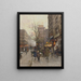 La Porte Saint-Denis Paris - Eugène Galien-Laloue — indrammet kunstværk på væggen