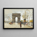 L'Arc de Triomphe - Eugène Galien-Laloue — indrammet kunstværk på væggen