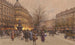 Le Boulevard vers le Pont - Eugène Galien-Laloue — visning af kunstværket