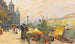 Le Marché des Fleurs La Cité - Eugène Galien-Laloue — visning af kunstværket