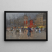 Le Moulin Rouge, Paris - Eugène Galien-Laloue — indrammet kunstværk på væggen