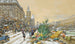 Le Quai aux Fleurs og la Conciergerie - Eugène Galien-Laloue — visning af kunstværket