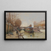 Le Quai de la Seine - Eugène Galien-Laloue — indrammet kunstværk på væggen