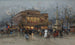Le Théâtre du Châtelet, Paris - Eugène Galien-Laloue — visning af kunstværket