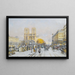 Notre-Dame - Eugène Galien-Laloue — indrammet kunstværk på væggen