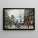 Paris, Porte Saint-Denis - Eugène Galien-Laloue — indrammet kunstværk på væggen