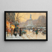 Paris Place de la République under regn - Eugène Galien-Laloue — indrammet kunstværk på væggen