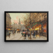 Place de la République - Eugène Galien-Laloue — indrammet kunstværk på væggen