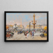 Place de la Concorde - Eugène Galien-Laloue — indrammet kunstværk på væggen