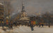 Place de la République (Konflikt i Cas) - Eugène Galien-Laloue — visning af kunstværket