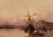 Port Breton ved skumringen - Eugène Galien-Laloue — visning af kunstværket