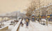 Quai des Célestins - Eugène Galien-Laloue — visning af kunstværket