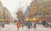 teatermaleri fra Gymnase, boulevard de Bonne-Nouvelle - Eugène Galien-Laloue — visning af kunstværket