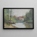 Vieux Moulin de Dennemont - Eugène Galien-Laloue — indrammet kunstværk på væggen