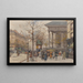 Vue animée de la Madeleine - Eugène Galien-Laloue — indrammet kunstværk på væggen