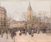 Vue des boulevards Saint-Germain-des-Prés - Eugène Galien-Laloue — visning af kunstværket