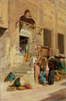 La Mosquée d'El Azhar au Caire - Eugène Girardet — visning af kunstværket